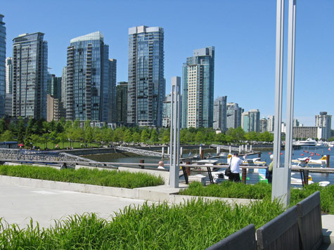 Coal Harbour in Vancouver BC, Canada