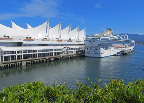 Canada Place in Vancouver, British Columbia
