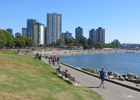 English Bay Beach, Vancouver Canada