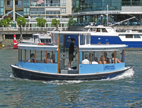 Ferry on False Creek in Vancouver