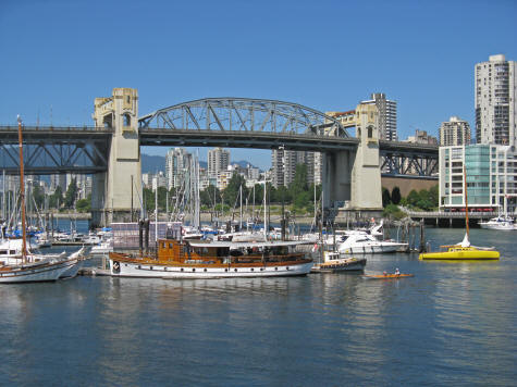 Granville Street Bridge in Vancouver Canada
