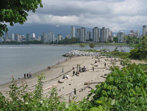 Kitsilano Beach in Vancouver Canada