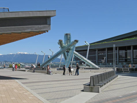 Olympic Cauldron in Vancouver Canada