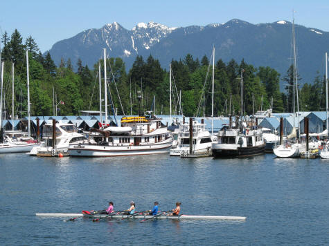 Rowing, Kayaking and Canoeing in Vancouver Canada